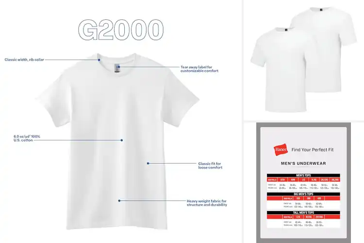 Detailed view of Best Cotton Crewneck T-Shirts: Top 10 Picks for Comfort