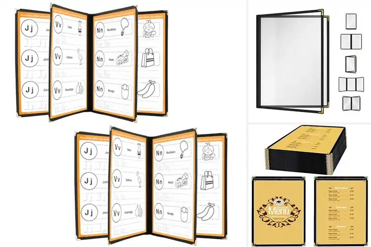 Detailed view of Best Decorative Menu Covers