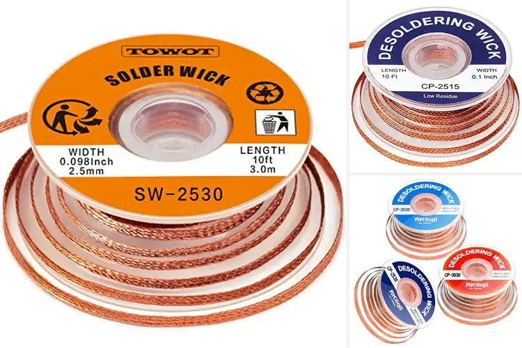Detailed view of Best Desoldering Braids: Clean Solder Removal Fast