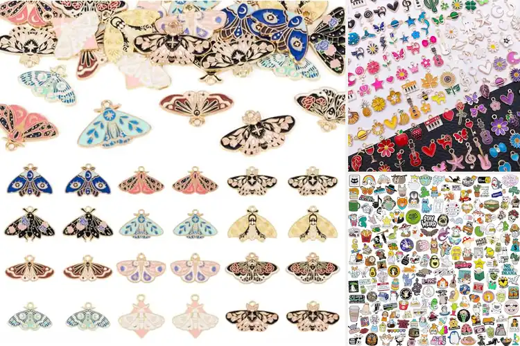 Detailed view of Best Enamel Charms: Brighten Crafts with Durable Style