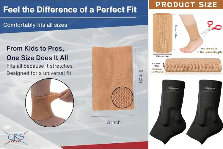 Detailed view of Best Ice Skating Ankle Pads