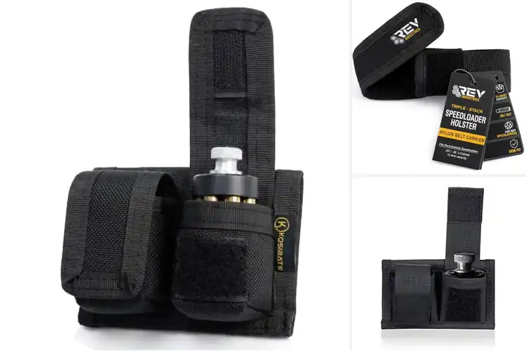 Detailed view of Best Nylon Revolver Reload Pouches: Top Picks for Speed