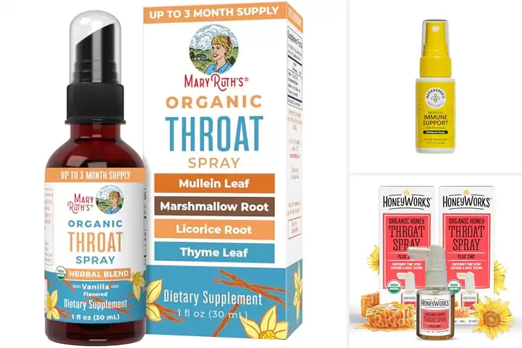 Detailed view of Best Organic Throat Sprays for Quick Relief