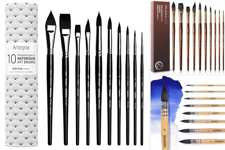 Detailed view of Best Professional Watercolor Brushes