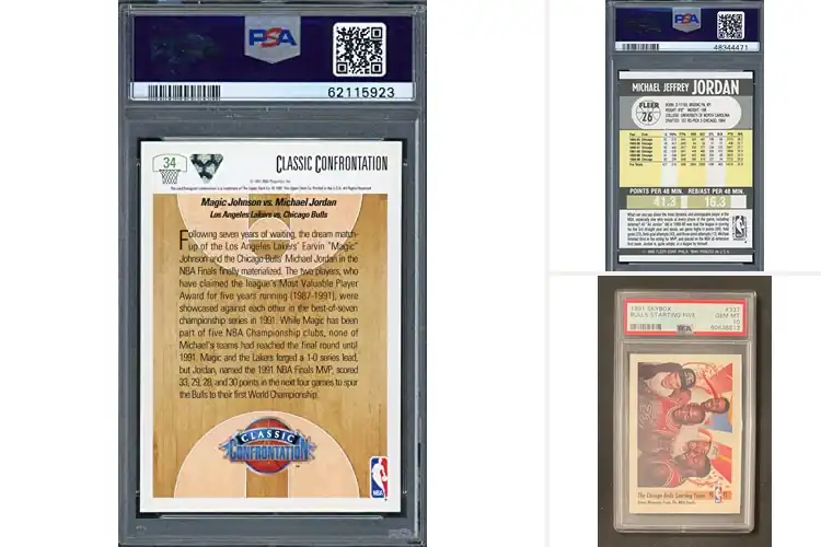 Detailed view of Best PSA 10 Michael Jordan Basketball Cards