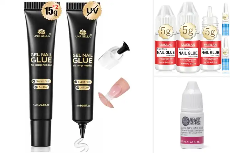 Detailed view of Best Quick Dry Nail Glues for Faster, Stronger Manicures