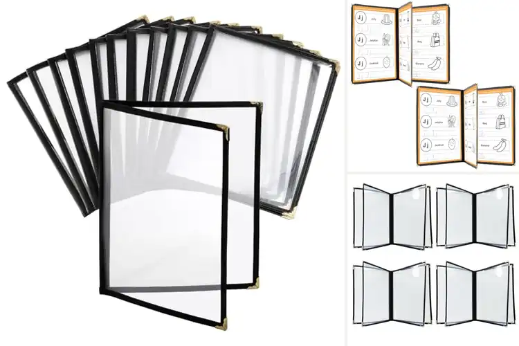 Detailed view of Best Restaurant Menu Folders