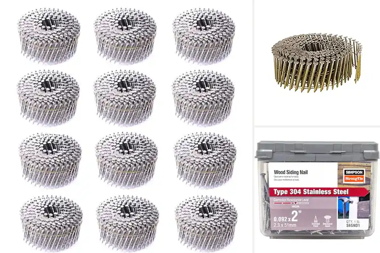 Detailed view of Best Stainless Steel Siding Nails