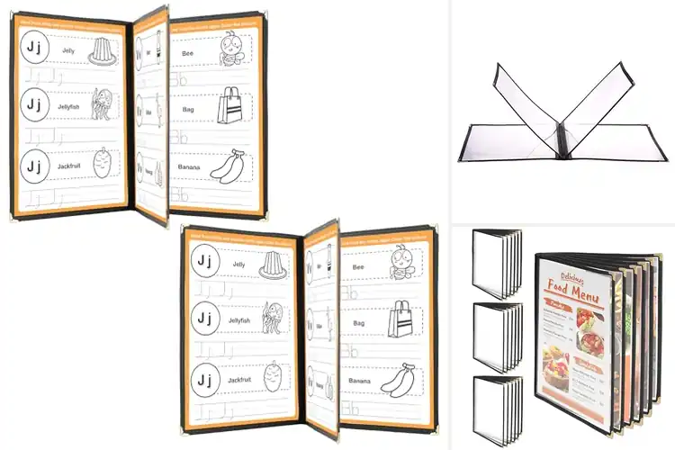 Detailed view of Best Transparent Menu Covers