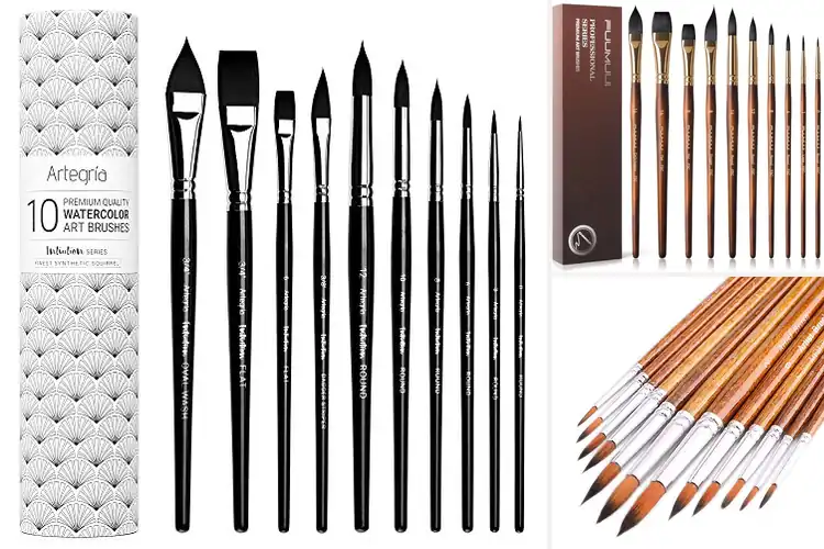 Detailed view of Best Watercolor Brushes: Top Picks for Quality Art Creation